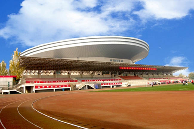 北碚体育场看台网架工程