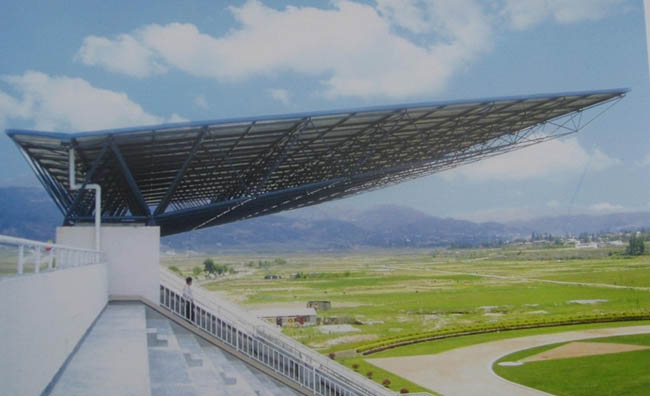 北碚体育场看台网架工程